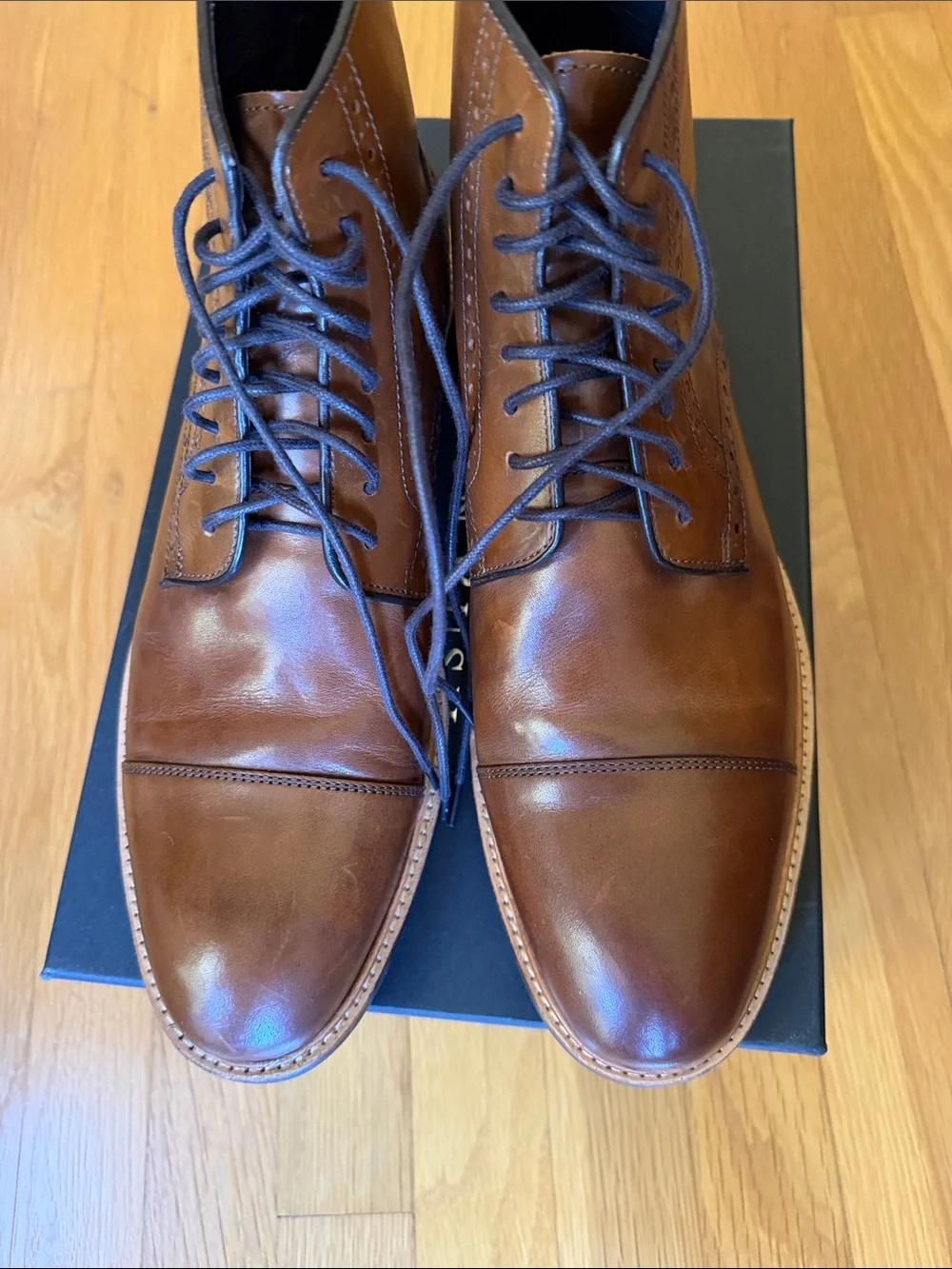 Nearly new Gordon Rush leather lace-up boots